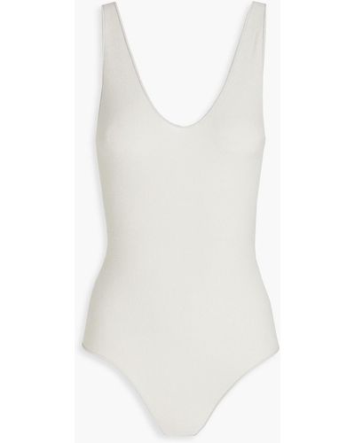 Baserange Aid Cotton-blend Bodysuit - White