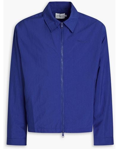 Maison Kitsuné Appliquéd Shell Track Jacket - Blue