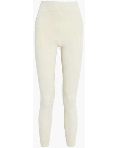 Yeezy Ribbed Jersey leggings - Natural