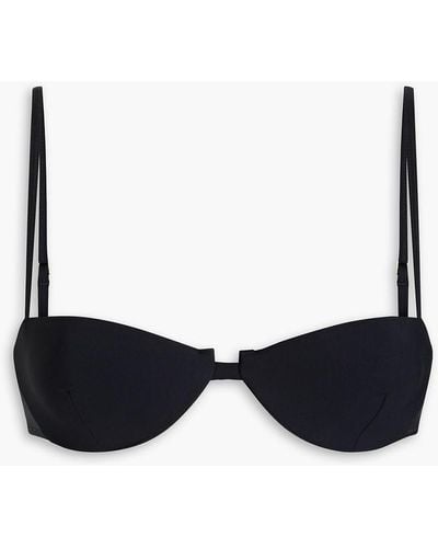Totême Underwired Bikini Top - Black