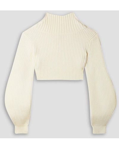 A.L.C. Ribbed Wool Sweater - White