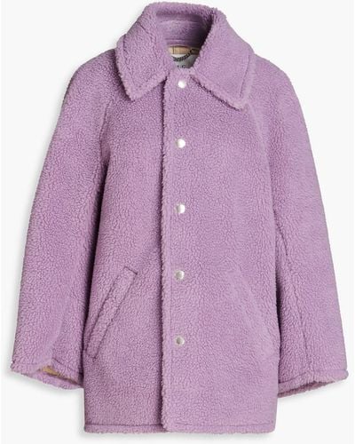 A.L.C. Faux Shearling Coat - Purple