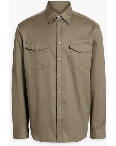 Dunhill Cotton Oxford Shirt - Green
