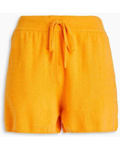 Loulou Studio Toran Cashmere Shorts - Orange