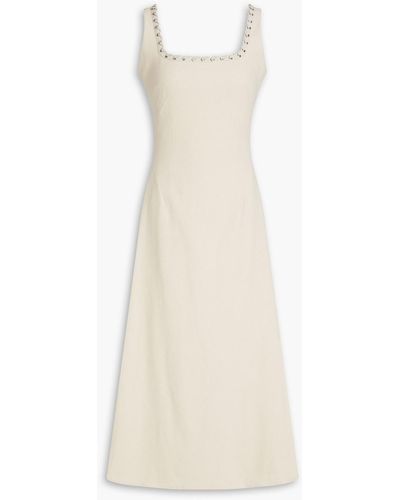 Rachel Gilbert Brody Woven Midi Dress - White