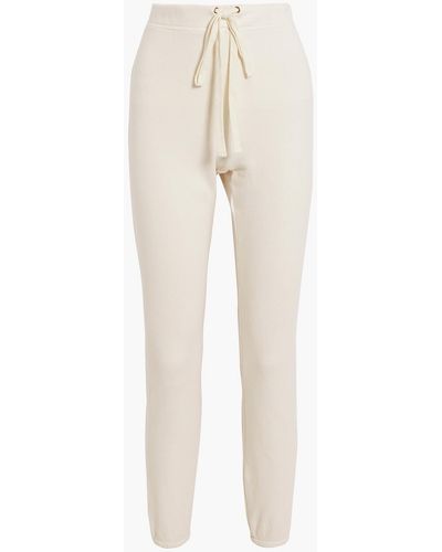 Enza Costa French Cotton-blend Terry Track Pants - Multicolour