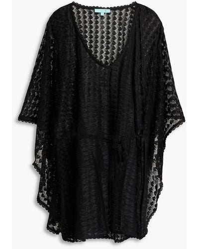 Melissa Odabash Petra Crochet-knit Coverup - Black