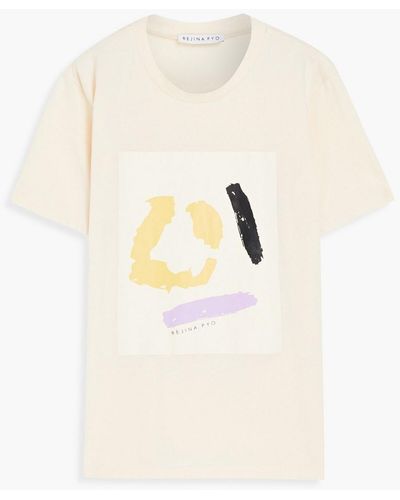 Rejina Pyo Printed Organic Cotton-jersey T-shirt - Multicolour