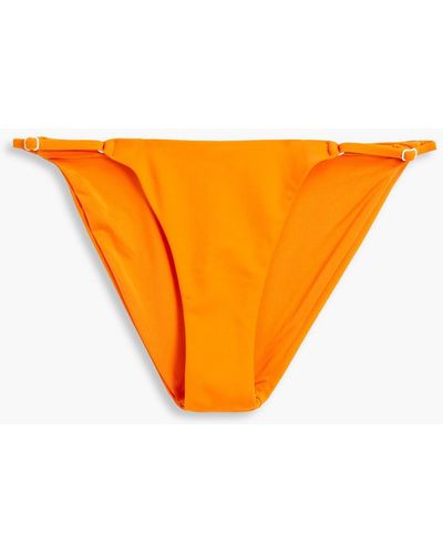 Onia Hannah Low-rise Bikini Briefs - Orange