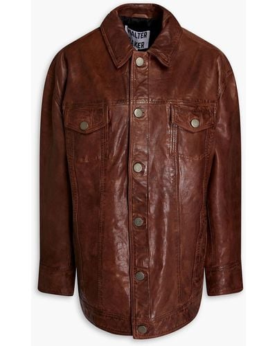 Walter Baker Sutton Leather Jacket - Brown