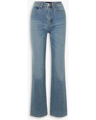 JOSEPH Fulham hoch sitzende jeans mit schmalem bein - Blau