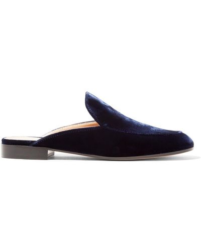 Gianvito Rossi Velvet slippers - Blau