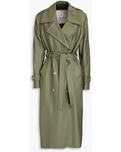 Giuliva Heritage Christie Double-breasted Wool Coat - Green