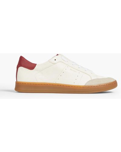 Sam Edelman Josi Perforated Leather Trainers - White