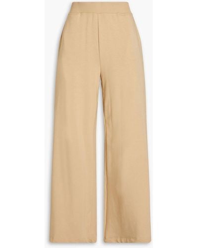 L'Agence Campbell French Terry Track Pants - Natural