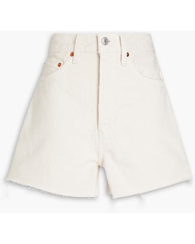 RE/DONE 50s Denim Shorts - White