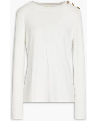 L'Agence Erica Knitted Sweater - White