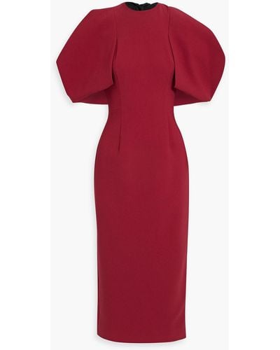 ROKSANDA Crepe Midi Dress - Red