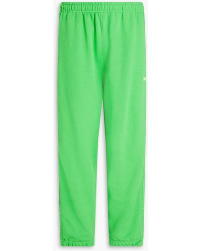 MSGM French Cotton-terry Joggers - Green