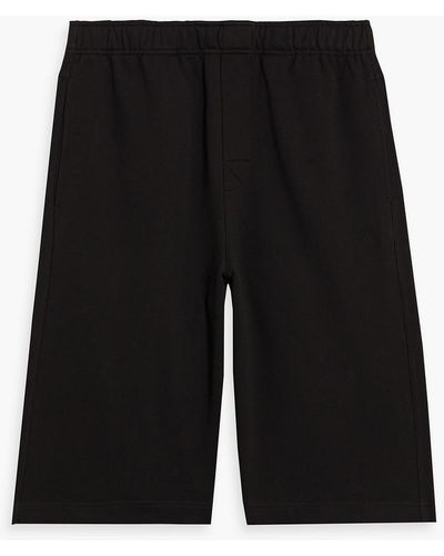 LE17SEPTEMBRE French Cotton-terry Shorts - Black