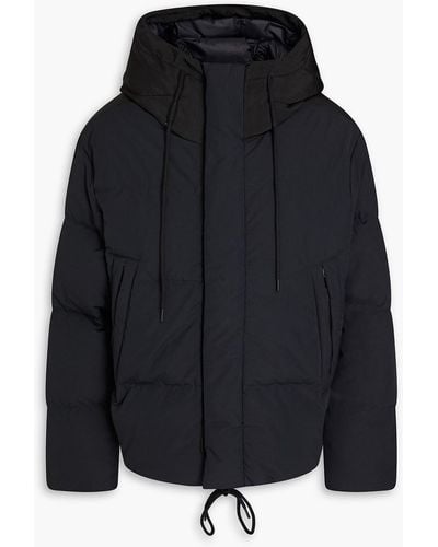 Holden Quilted Shell Hooded Down Jacket - Blue