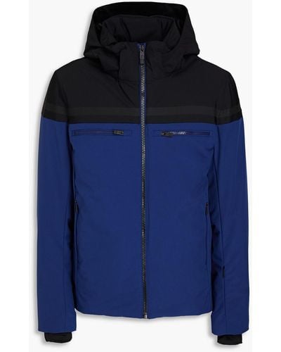 Fusalp Two-tone Hooded Ski Jacket - Blue