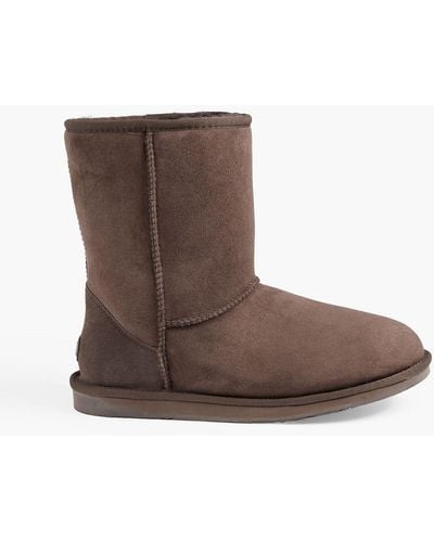 Australia Luxe Cozy Short Shearling Boots - Brown