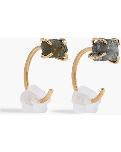 Melissa Joy Manning 14-karat Gold Sapphire Earrings - Metallic