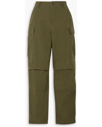 Rag & Bone Sands Cotton Cargo Trousers - Green
