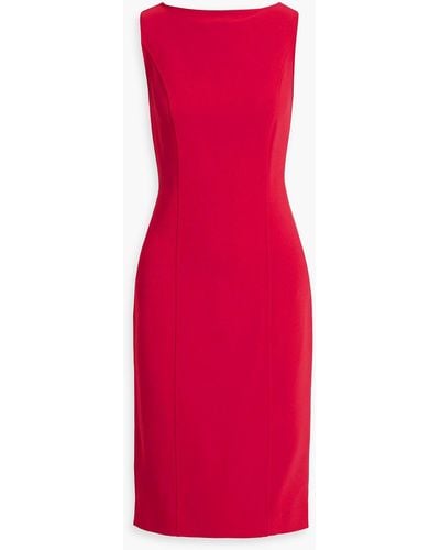 Carolina Herrera Kleid aus crêpe - Rot