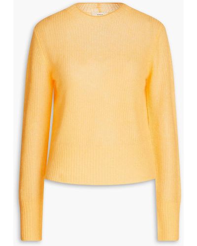 Vince Ribbed-knit Sweater - Yellow