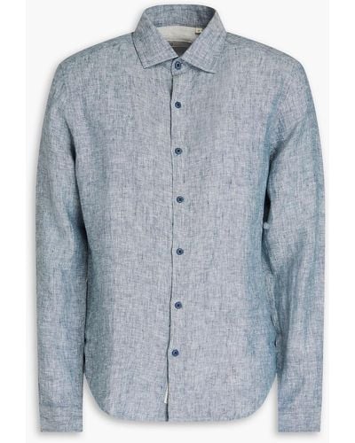 Onia Linen Shirt - Blue