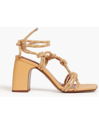 Zimmermann Knotted Cord Sandals - White