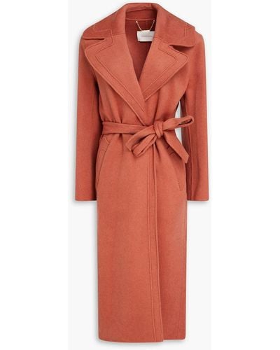 Zimmermann Wool-blend Felt Coat - Orange