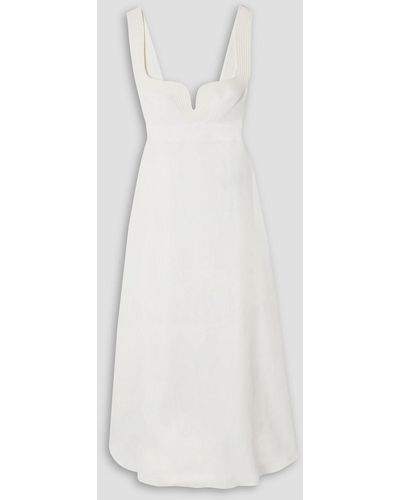 Stella McCartney Crepe Midi Dress - White