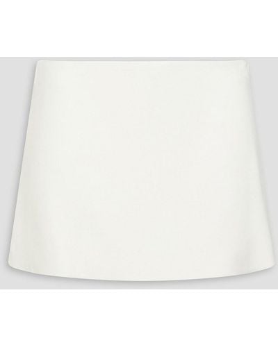 Emilio Pucci Skirt-effect Crepe Shorts - White