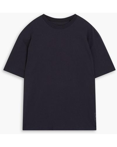 Rag & Bone Leroy t-shirt aus baumwoll-jersey - Blau