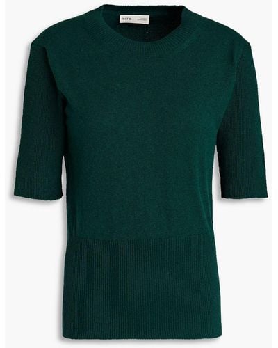 BITE STUDIOS Mélange Cashmere Sweater - Green