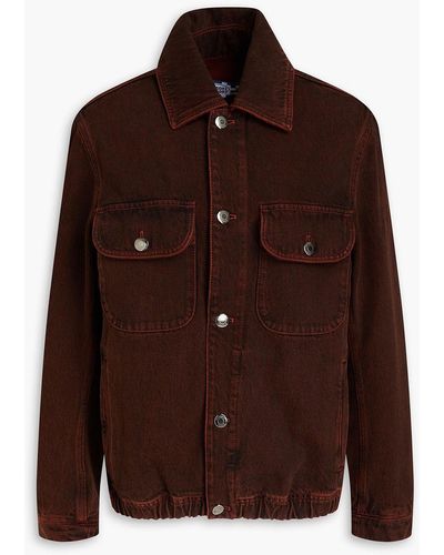 Missoni Embroidered Denim Jacket - Brown