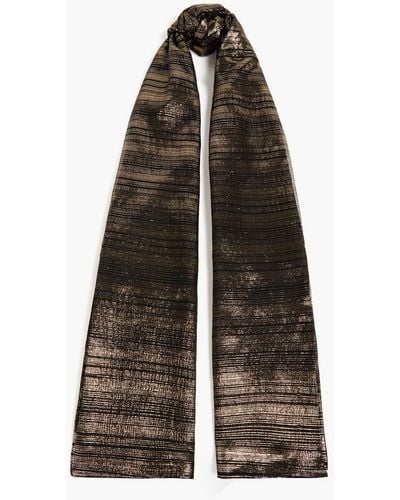 Dolce & Gabbana Schal aus voile aus einer seidenmischung mit -effekt - Braun