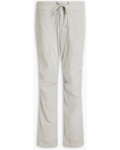 James Perse Slub Cotton-twill Trousers - Grey