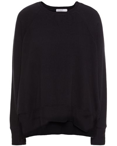 Stateside Modal-blend Fleece Sweatshirt - Black