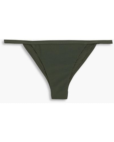 Bondi Born Eva Mid-rise Bikini Briefs - Green