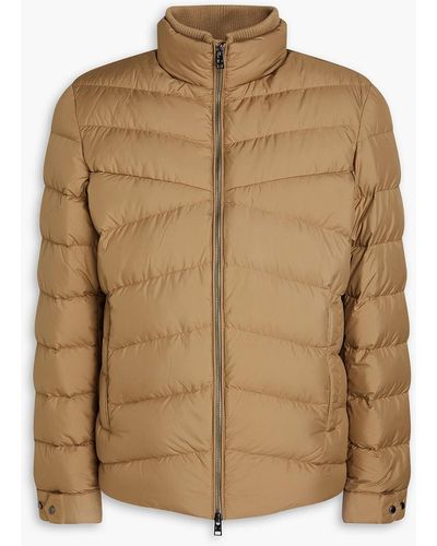 Woolrich Quilted Shell Jacket - Brown