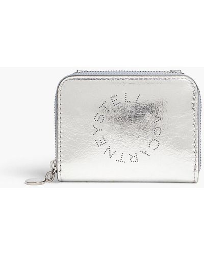 Stella McCartney Stella Faux Leather Cardholder - White