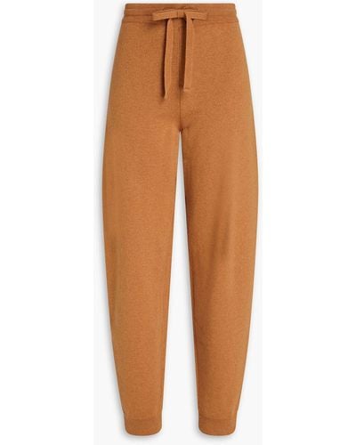 Nanushka Ylia Knitted Track Pants - Orange
