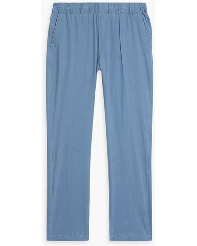 Onia Cotton-blend Twill Chinos - Blue