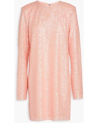 Stine Goya Heidi Sequined Tulle Mini Dress - Pink