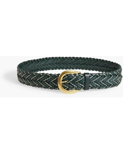 Zimmermann Braided Leather Belt - Green