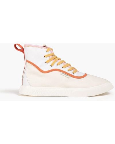 Zimmermann Canvas High-top Sneakers - Pink
